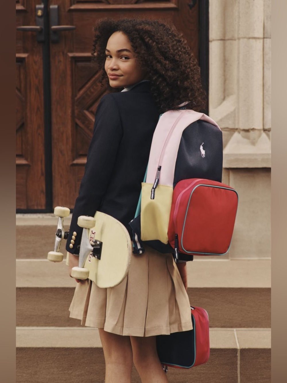 Polo Ralph Lauren Colour-Blocked Backpack & Lunch Tote Set - Picture 2 of 14